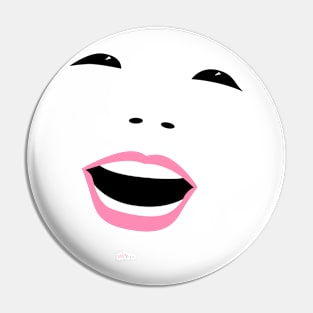 Joyful Smile_black Pin