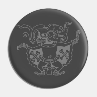 Prehispanic bat Pin