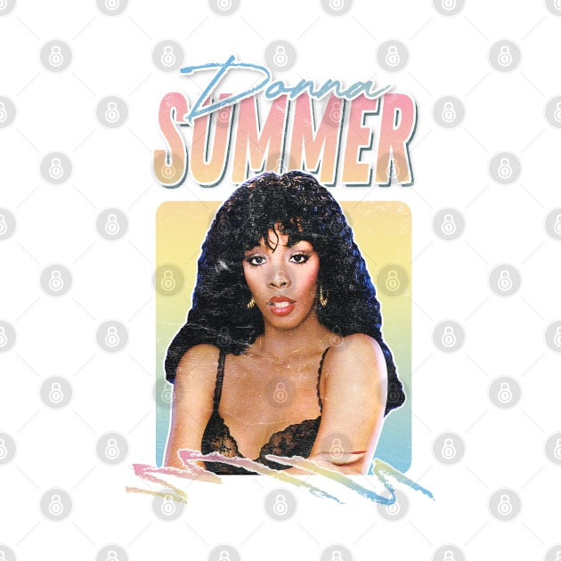 Donna Summer / Vintage Style Fan Art Design by DankFutura