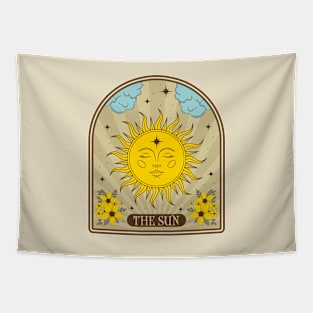 Sun in medieval style Tapestry