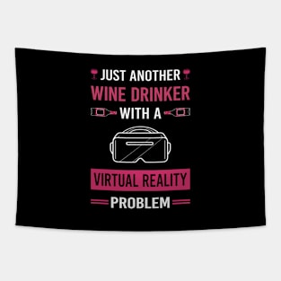 Wine Drinker Virtual Reality VR Tapestry