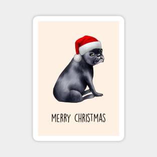 Frenchie Christmas Magnet