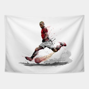 Illustration Paul Pogba Tapestry