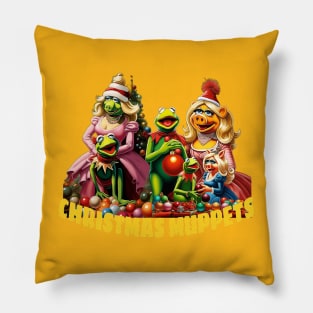 christmas muppets Pillow