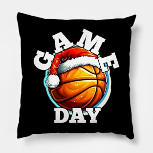 Game Day Basketball Christmas Pillow