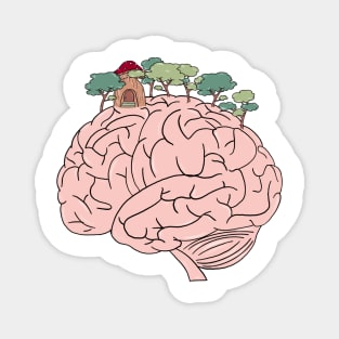 Brain anatomy design Magnet