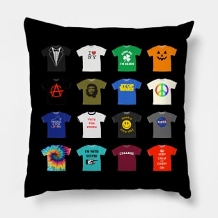 T-Shirt Hall of Fame Pillow