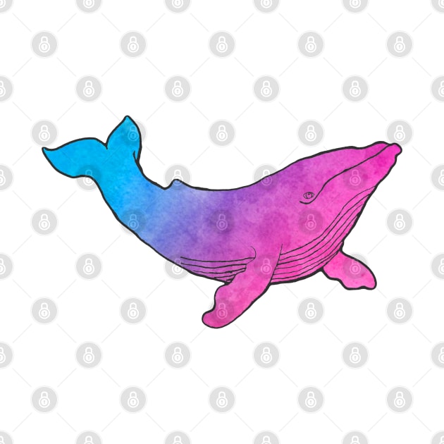 Watercolor Bisexu-whale! by gmc263