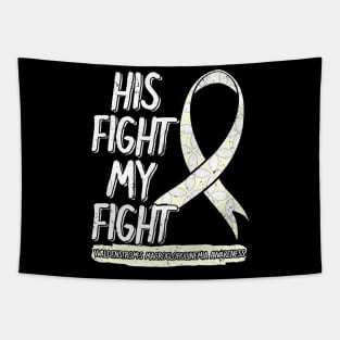 His Fight Is My Fight Waldenstrom's Macroglobulinemia WM Tapestry