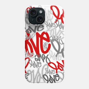 LOVE IN RED Phone Case