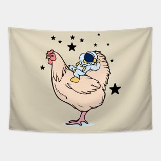 Space chiken Tapestry