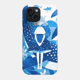 Whale Shark Girl Anime Marine Life Phone Case