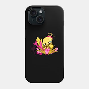 Grumpy Chicken Ballerina Phone Case