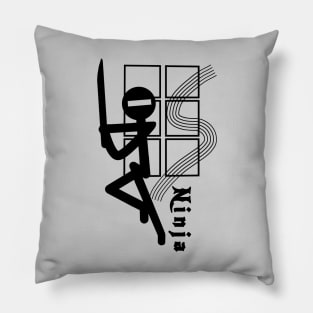 Stickman Ninja Pillow