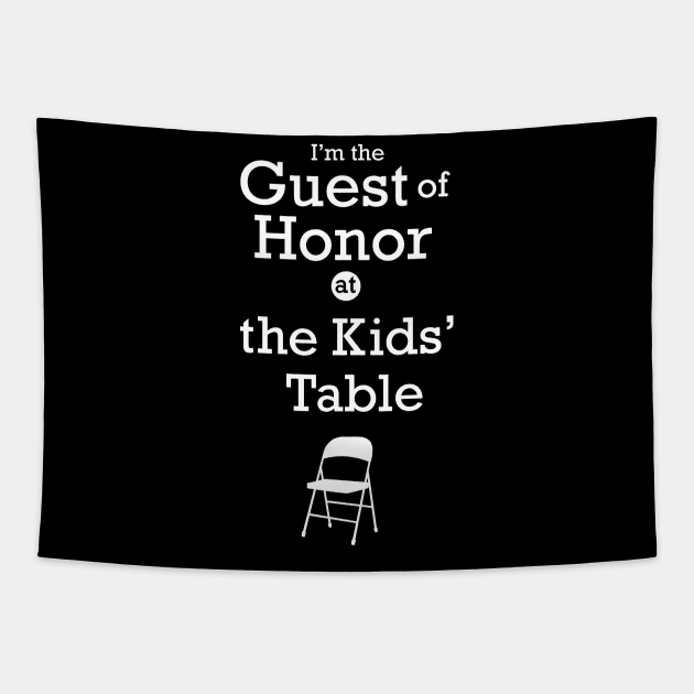 Guest of Honor at the Kids Table Tapestry by penandinkdesign@hotmail.com