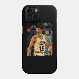 John Stockton - Vintage Design Of Basketball Phone Case