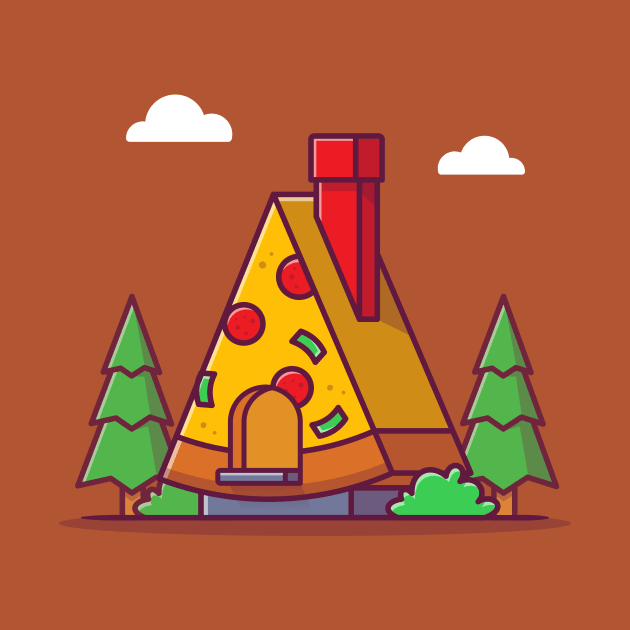 Pizza Shop Cartoon Illustration by Catalyst Labs