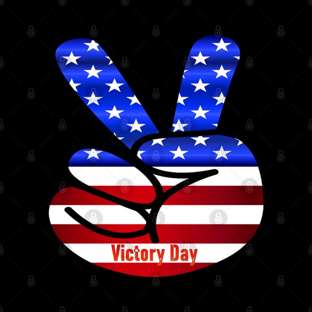 Victory Day Flag usa by Top-you