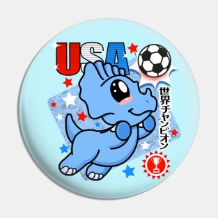 USA Women's World Soccer Champs Pin