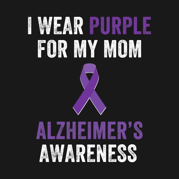 I wear purple for my mom alzheimer's awareness by captainmood