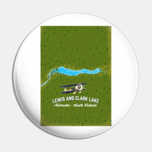 Lewis and Clark Lake map Pin