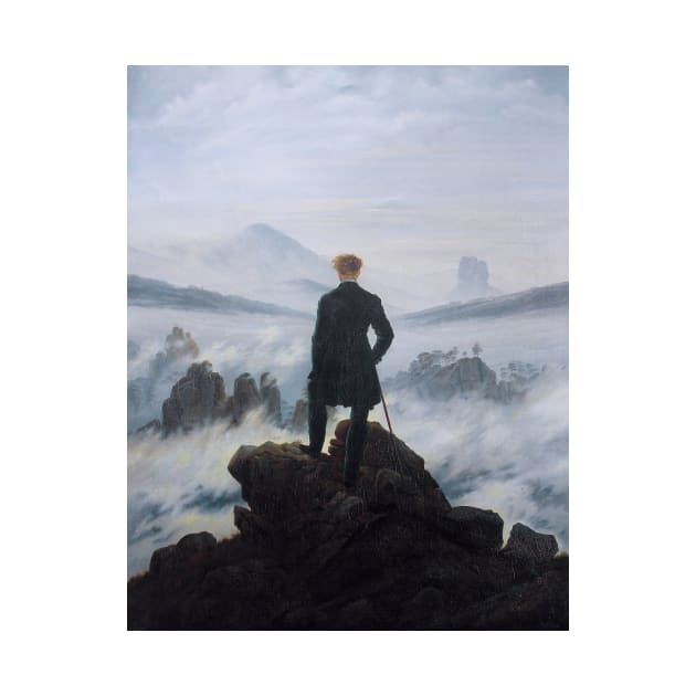 Wanderer above the Sea of Fog - Caspar David Friedrich by themasters