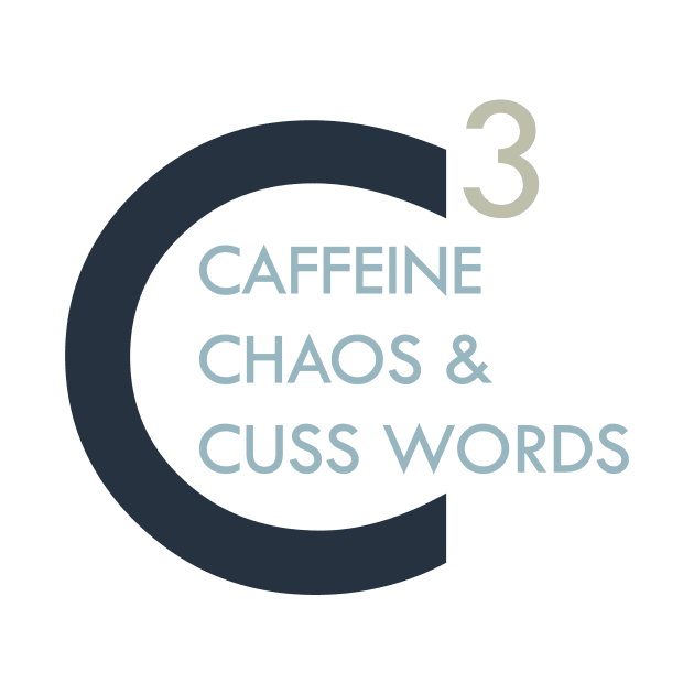 Funny Coffee Saying Caffeine, Chaos & Cuss Words by whyitsme