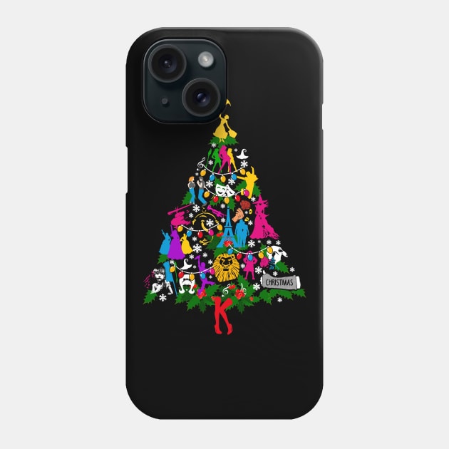 Ugly Broadway Christmas Tree Phone Case by KsuAnn