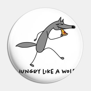 Hungry like a wolf Pin