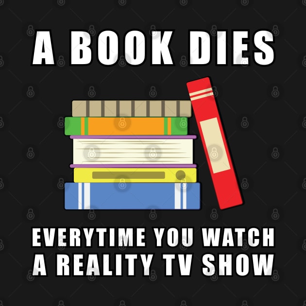 A Book Dies Everytime You Watch A Reality TV Show by DesignWood Atelier