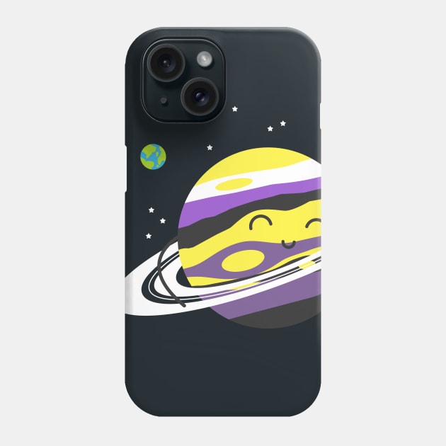 In The Non Binary Orbit Phone Case by Plan8