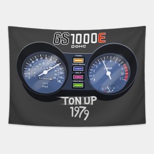 The legendary GS 1000 E Motorcyle Ton Up Tapestry