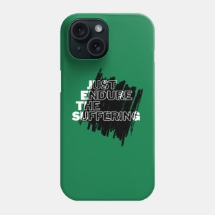 JETS Just Endure the Suffering Scribble Phone Case