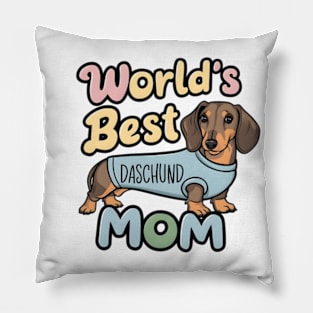 World's Best Corgi Mom Dog Owner Pillow