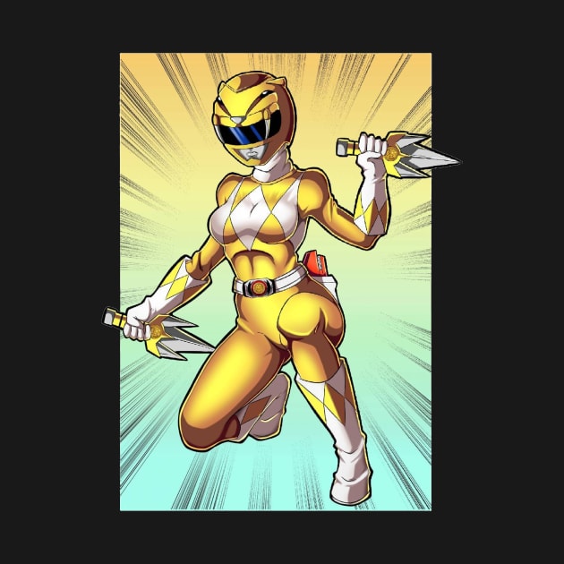 yellow ranger by fancy ghost