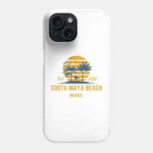 Costa Maya Beach Mexico 2022 Phone Case