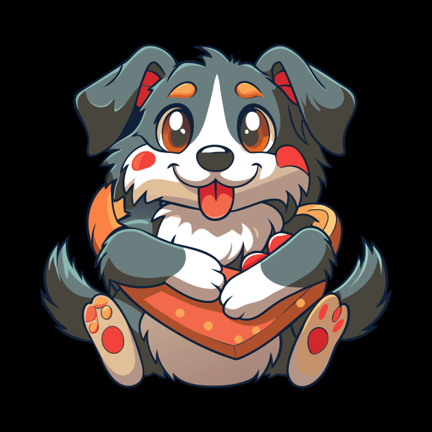 cute dog hugging hotdog by Shapwac12