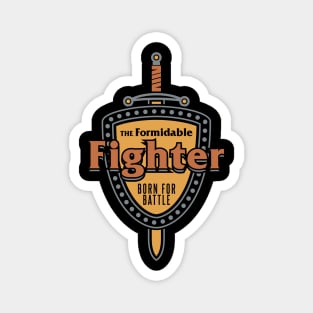 Dungeons & Dragons Fighter Class Magnet