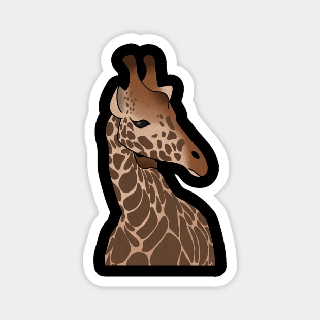 Giraffe African Animal Safari Magnet by logiamerch