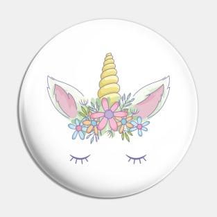 Unicorn - Cute Unicorn Crown Pin