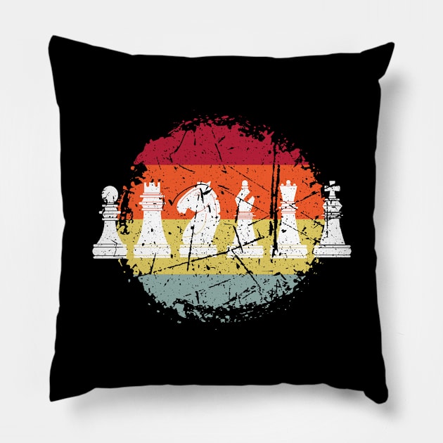 Chess Chess Game Chess Pieces Pillow by Shiva121