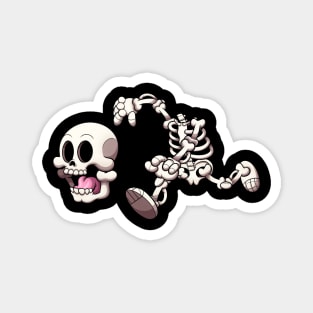 Skeleton Lost His Head Magnet