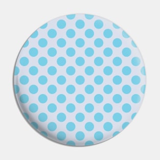 Pastel Blue Dots Pattern on a Gray Background Pin