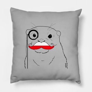 Mustache Flag Poland Pillow