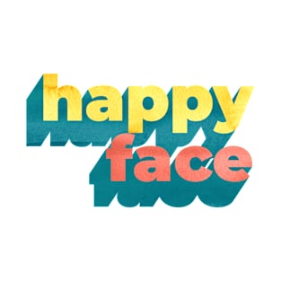 Happy Face word art T-Shirt