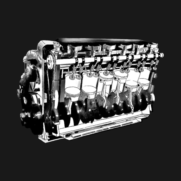 V12 ENGINE DESIGN by RPM ARCHIVES