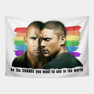 Be The Change You Want To See In The World Prison Break Tapestry