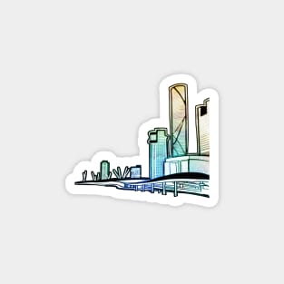 Brisbane City Australia - A Cityscape Magnet