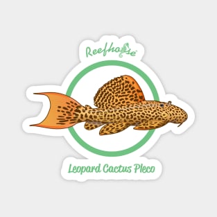 Leopard Cactus Pleco Magnet