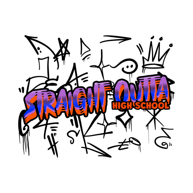 Funny Graduation, Graffiti Class Of 2025 by SartorisArt1
